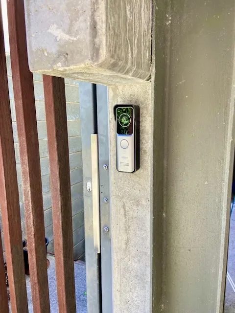 Video entry system installed by Great White Security